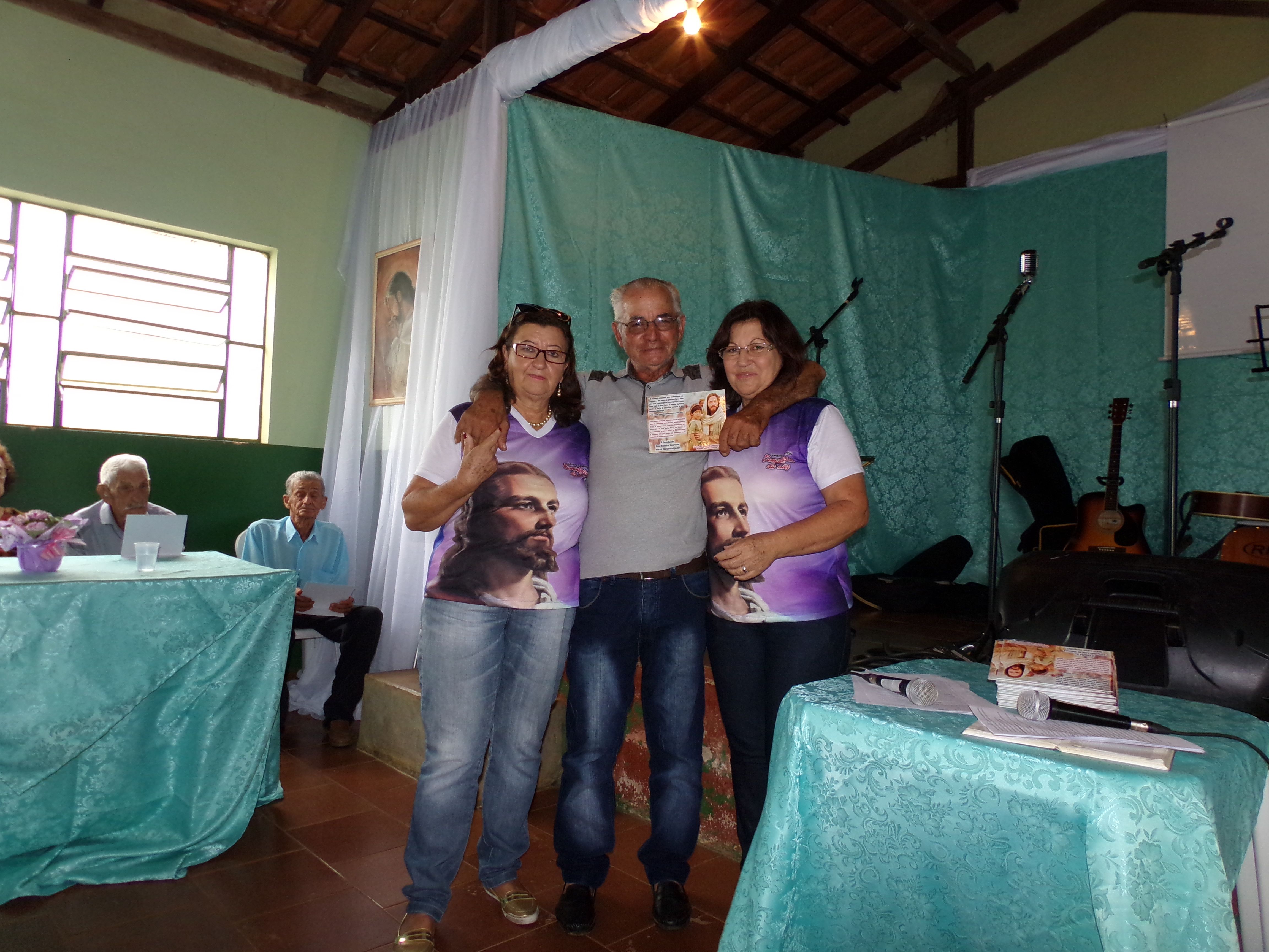 Sr. Eurípedes representando  a família do Sr. José Ribeiro Sobrinho. 